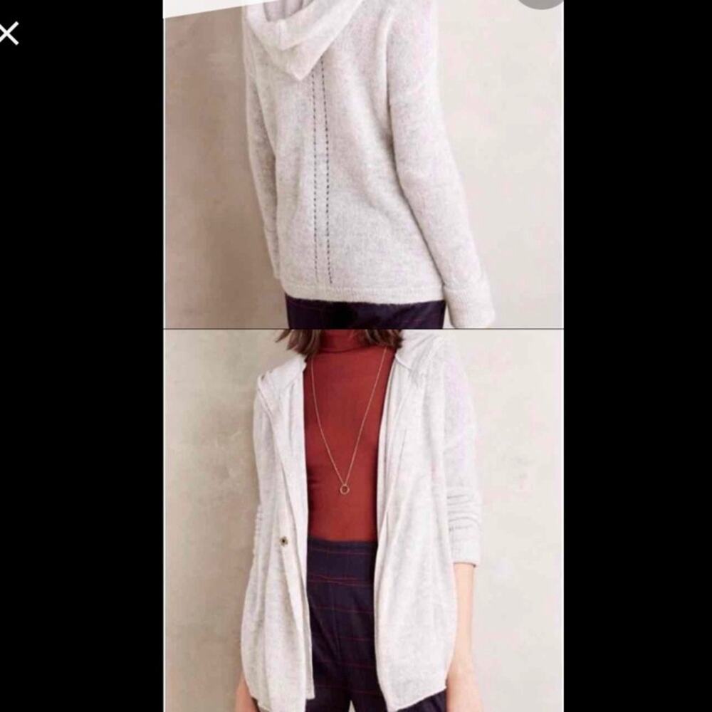 Anthropologie Wool Alpaca Blend Moth Double Up Sweater S